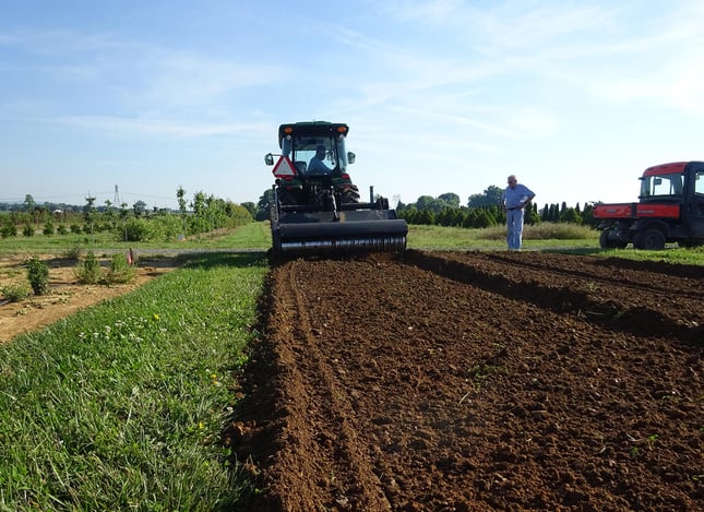 low rpm spade plow promotes soil health