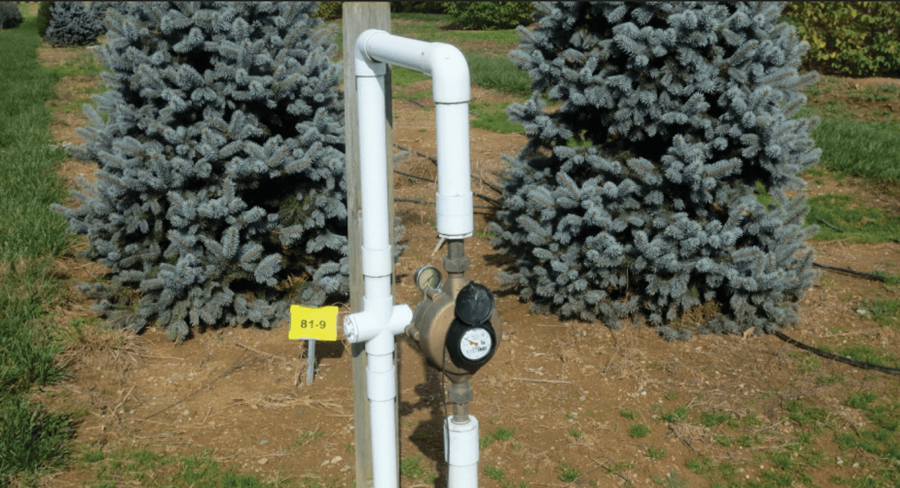irrigation-zone-meter-in-field-at-landscaper-plant-nursery